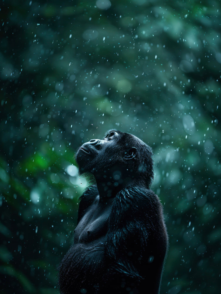 Rwanda — gorilla trekking, Volcanoes National Park